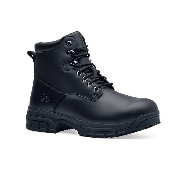 Shoes For Crews Shoes - Shoes for Crews August Soft Toe Workboots Women's Black Leather Lace Up Sz 11 M